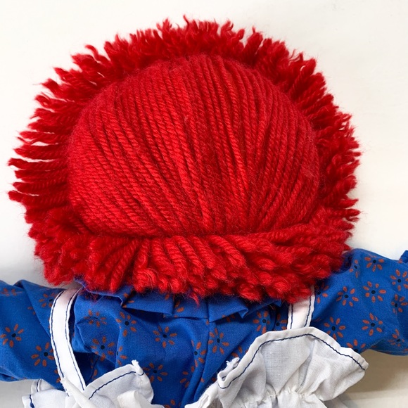 Raggedy Ann Doll Girl by Hasbro Applause 2006, 17" Cloth Doll by Johnny Gruelle - Picture 6 of 11